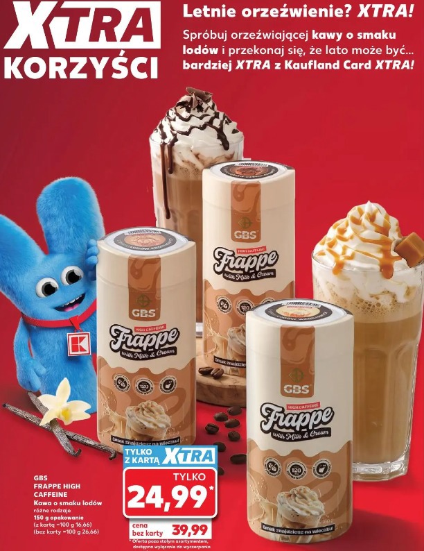 GBS Frappe High Caffeine kawa o smaku lodów