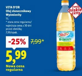 Vita D'or Olej słonecznikowy Wyśmienity