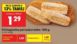 Półbagietka pełnoziarnista