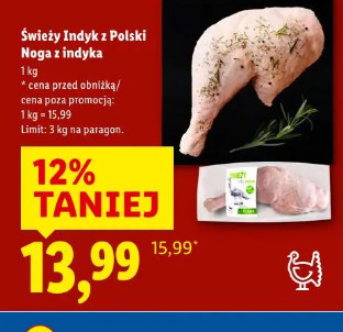 Świeży Indyk z Polski Noga z indyka