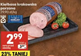 Kiełbasa krakowska parzona Morliny