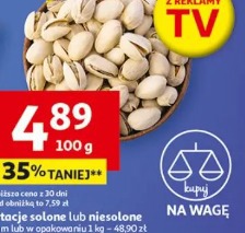 Pistacje solone lub niesolone