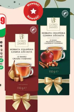 Herbata czarna smakowa Lord James