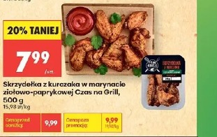 Skrzydełka z kurczaka w marynacie ziołowo-paprykowej Czas na Grill