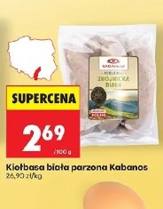 Kiełbasa biała parzona Kabanos