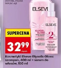 Kosmetyki Elseve Glycolic Gloss: szampon + serum do włosów