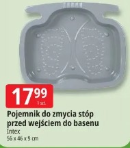 Pojemnik do mycia stóp przed wejściem do basenu Intex