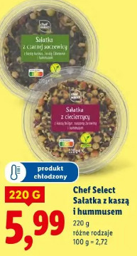 Chef Select Sałatka z kaszą i hummusem