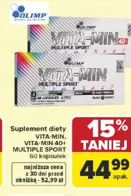 Suplement diety VITA-MIN, VITA-MIN 40+ MULTIPLE SPORT