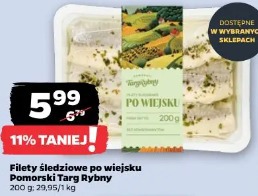 Filety śledziowe po wiejsku Pomorski Targ Rybny