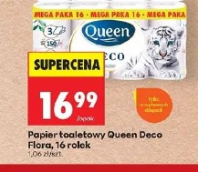 Queen papier toaletowy Queen Deco Flora