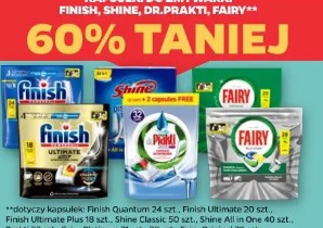 Kapsułki do zmywarki Finish, Shine, Dr.Prakti, Fairy