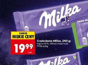 Czekolada Milka Alpine Milk