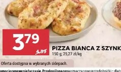 Pizza bianca z szynką
