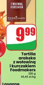 Tortilla arabska z wołowiną i kurczakiem Foodmakers