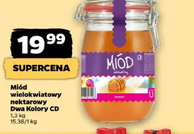 Miód wielokwiatowy nektarowy Dwa Kolory