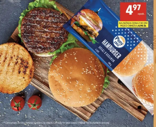 Bułki z sezamem hamburger Plony Zbóż