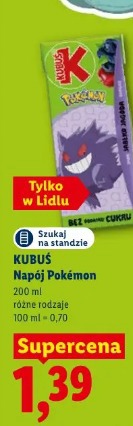 Kubuś Napój Pokémon