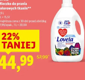 Lovela Mleczko do prania kolorowych tkanin