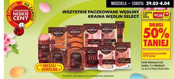 Wszystkie paczkowane wędliny Kraina Wędlin Select
