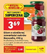 Dżem o obniżonej zawartości cukrów