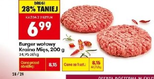Burger wołowy Kraina Mięs