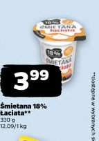 Śmietana 18% Łaciata