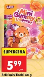 Żelki mini lizaki