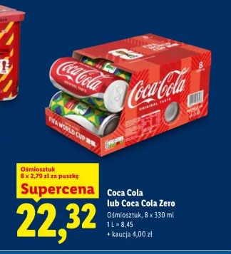 Coca Cola lub Coca Cola Zero
