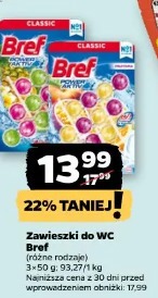 Zawieszki do WC Bref