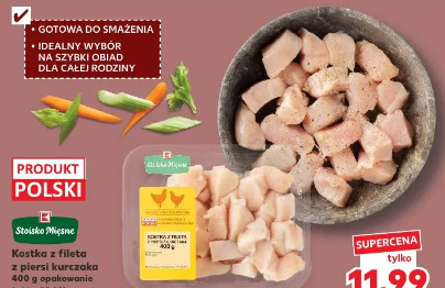 Kostka z fileta z piersi kurczaka