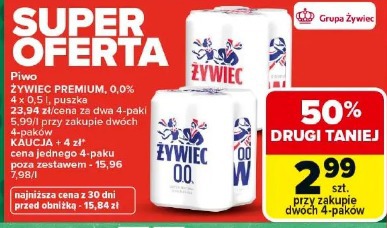 Piwo Żywiec Premium, 0,0%