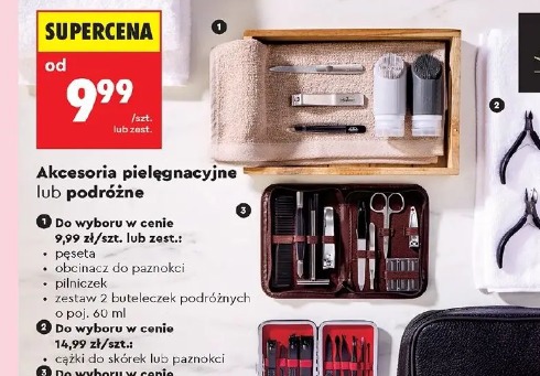 Akcesoria pielęgnacyjne lub podróżne