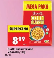 Płatki kukurydziane Vitanella Corn Flakes