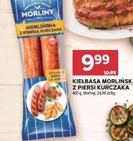 Kiełbasa morlińska z piersi kurczaka Morliny