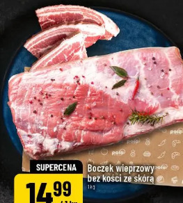 Boczek wieprzowy bez kości ze skórą