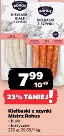 Kiełbaski z szynki Mistrz Rohus białe klasyczne