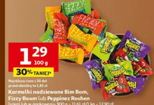 Karmelki nadziewane Bim Bom, Fizzy Boom lub Peppinez Roshen