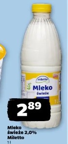 Mleko świeże 2,0% Miletto