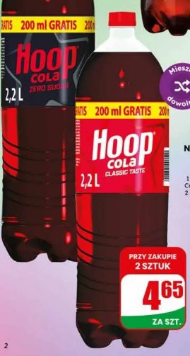 Napój gazowany Hoop Cola Classic Taste