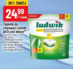 Tabletki do zmywarki Ludwik all in one lemon