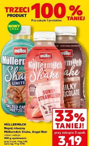 Müllermilch Shake, Angel Hair różne rodzaje