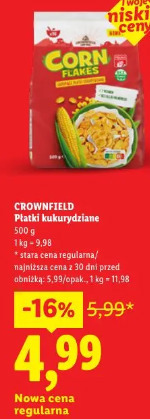Płatki kukurydziane Crownfield