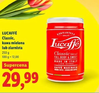 Lucaffé Classic, kawa mielona lub ziarnista