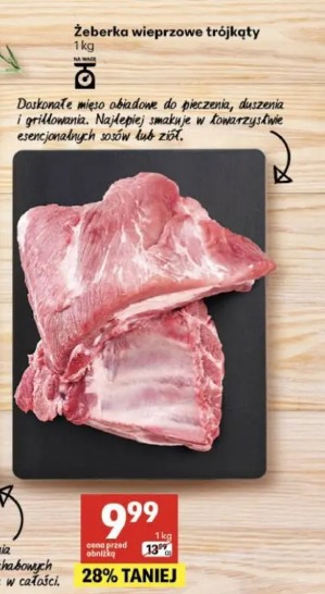 Żeberka wieprzowe trójkąty