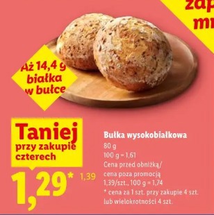 Bułka wysokobiałkowa