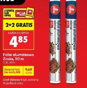 Folia aluminiowa Zosia
