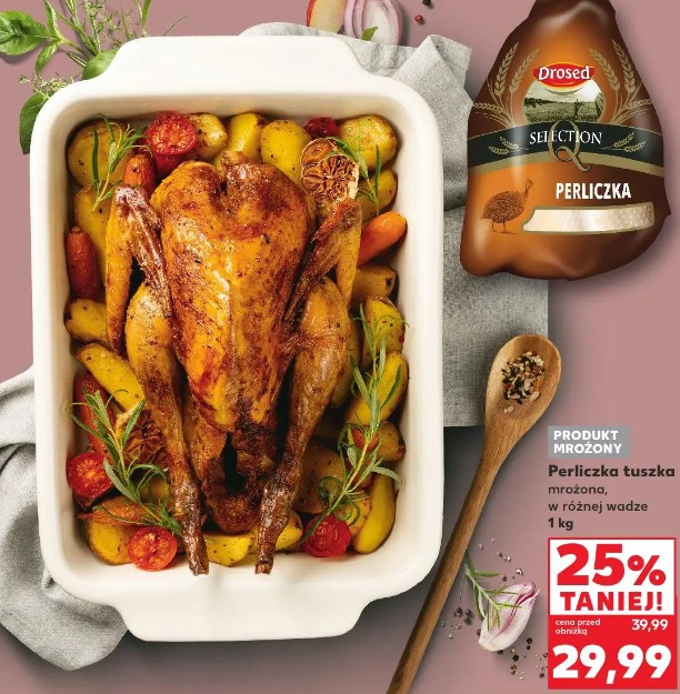 DROSED Perliczka tuszka mrożona