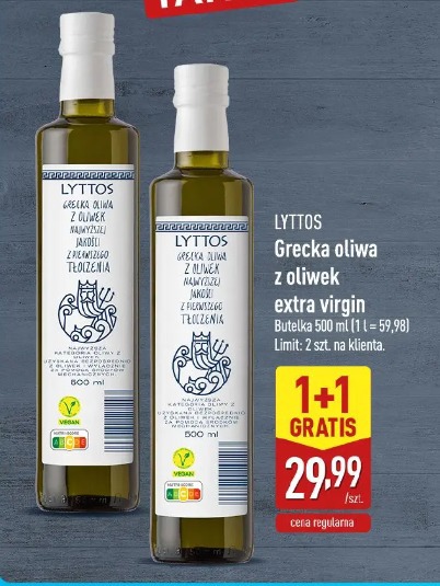 Lyttos Grecka oliwa z oliwek extra virgin