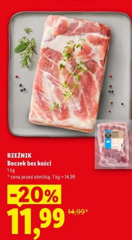 Boczek bez kości Rzeźnik